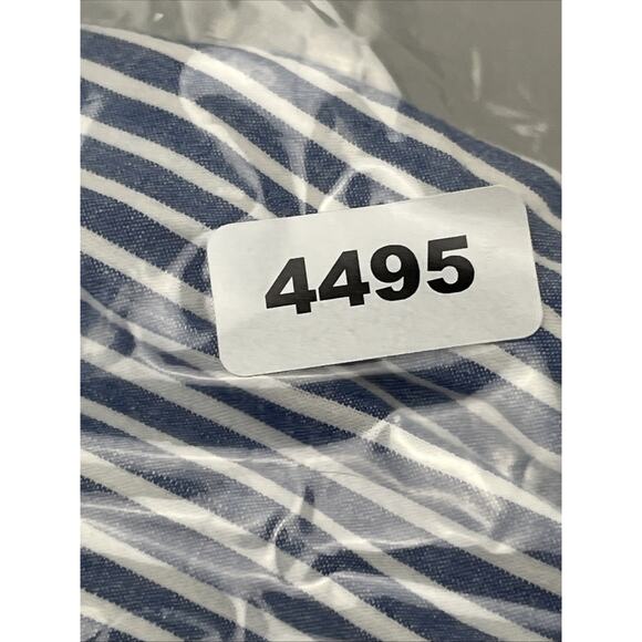 J Crew Striped Off the Shoulder Mini Dress 6 Linen Cotton Blend Nautical Preppy - Picture 10 of 10